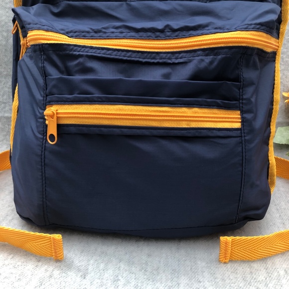 NWOT - Navy & Golden Yellow Lightweight Backpack main image 12